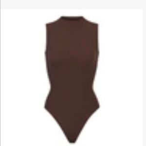 SKIMS FITS EVERYBODY SLEEVELESS MOCK NECK BODYSUIT 4X